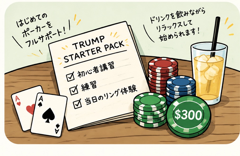 ドリンク・リングチップ・役の早見表のセット